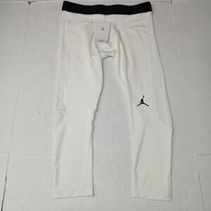 Nike Jordan Dri-Fit Compression Training Tights Size L White